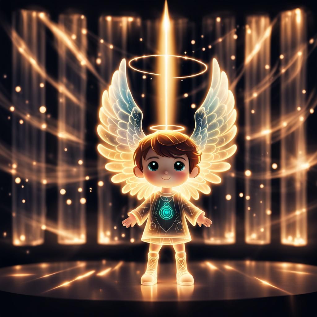 Angel on stage