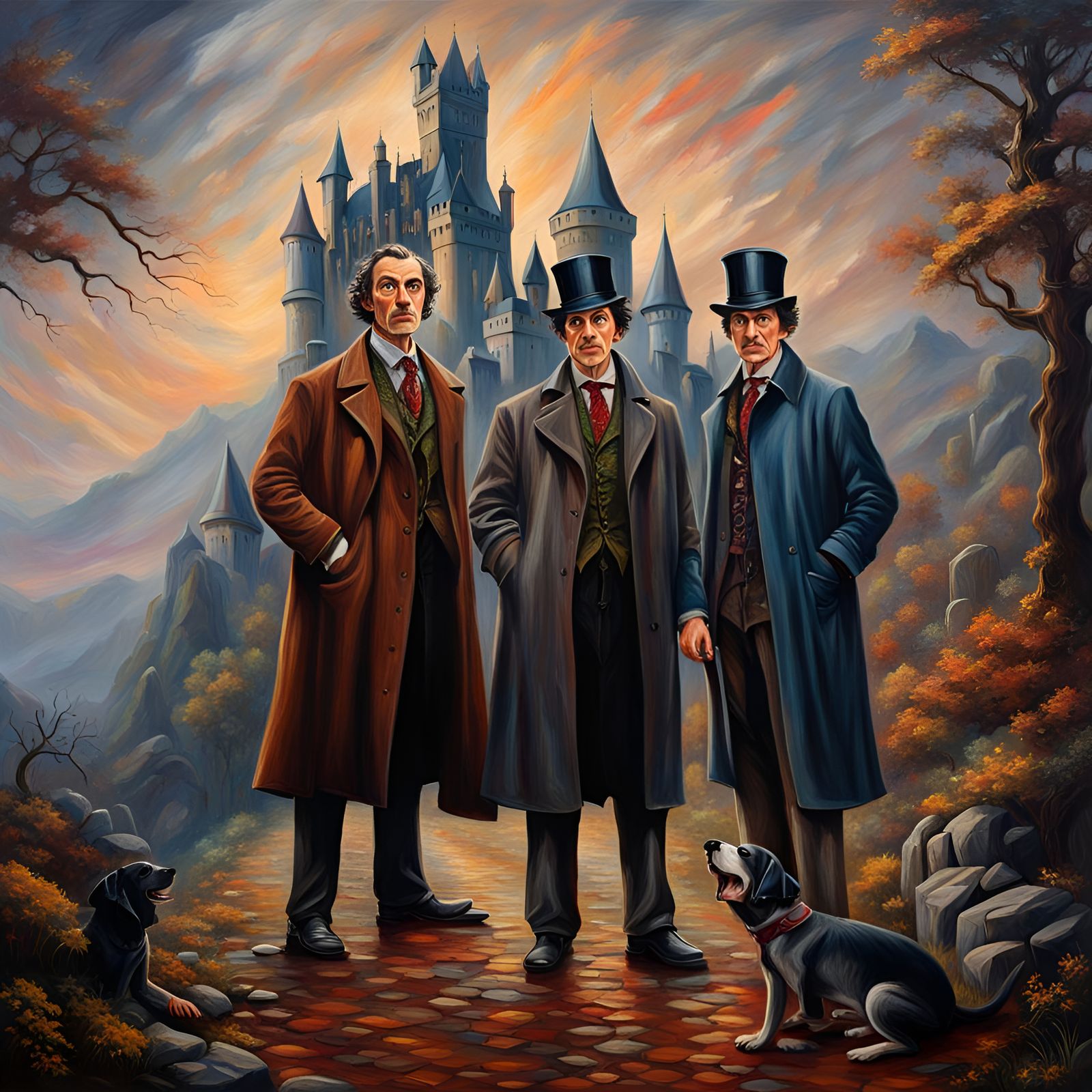 Detective Masters in Haunted Castle Ambiance