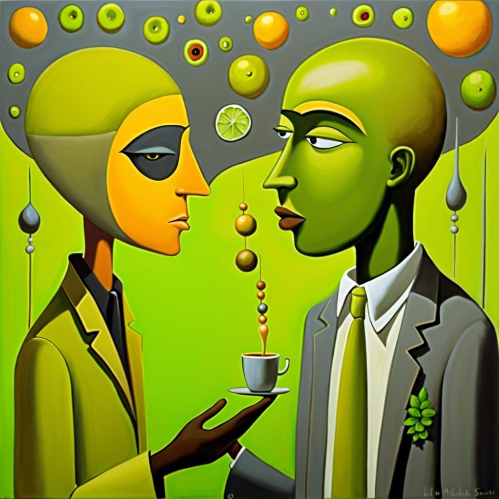Naive Art Dialogue on the Uncomfortable Truth