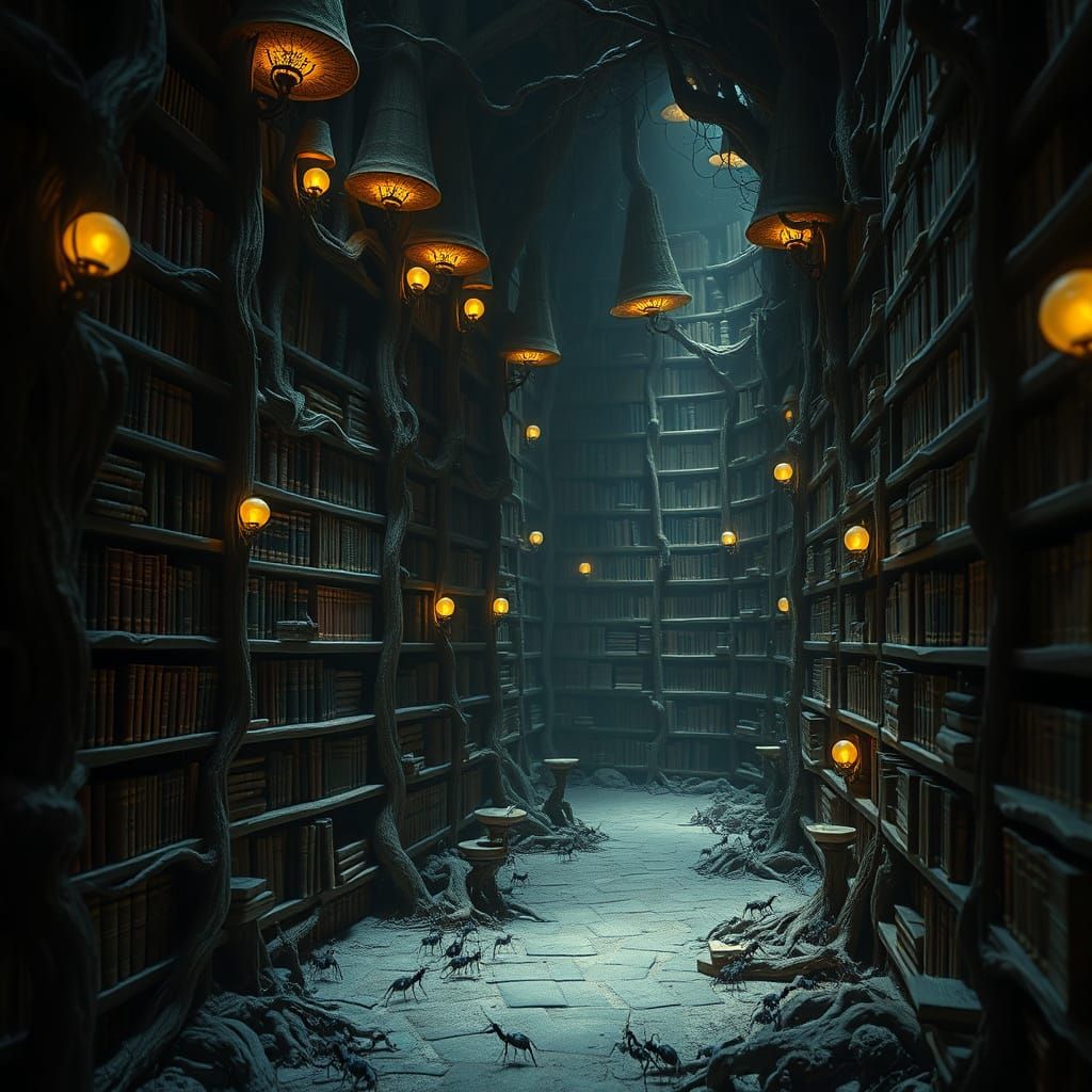 Subterranean Cathedral of Tiny Tomes