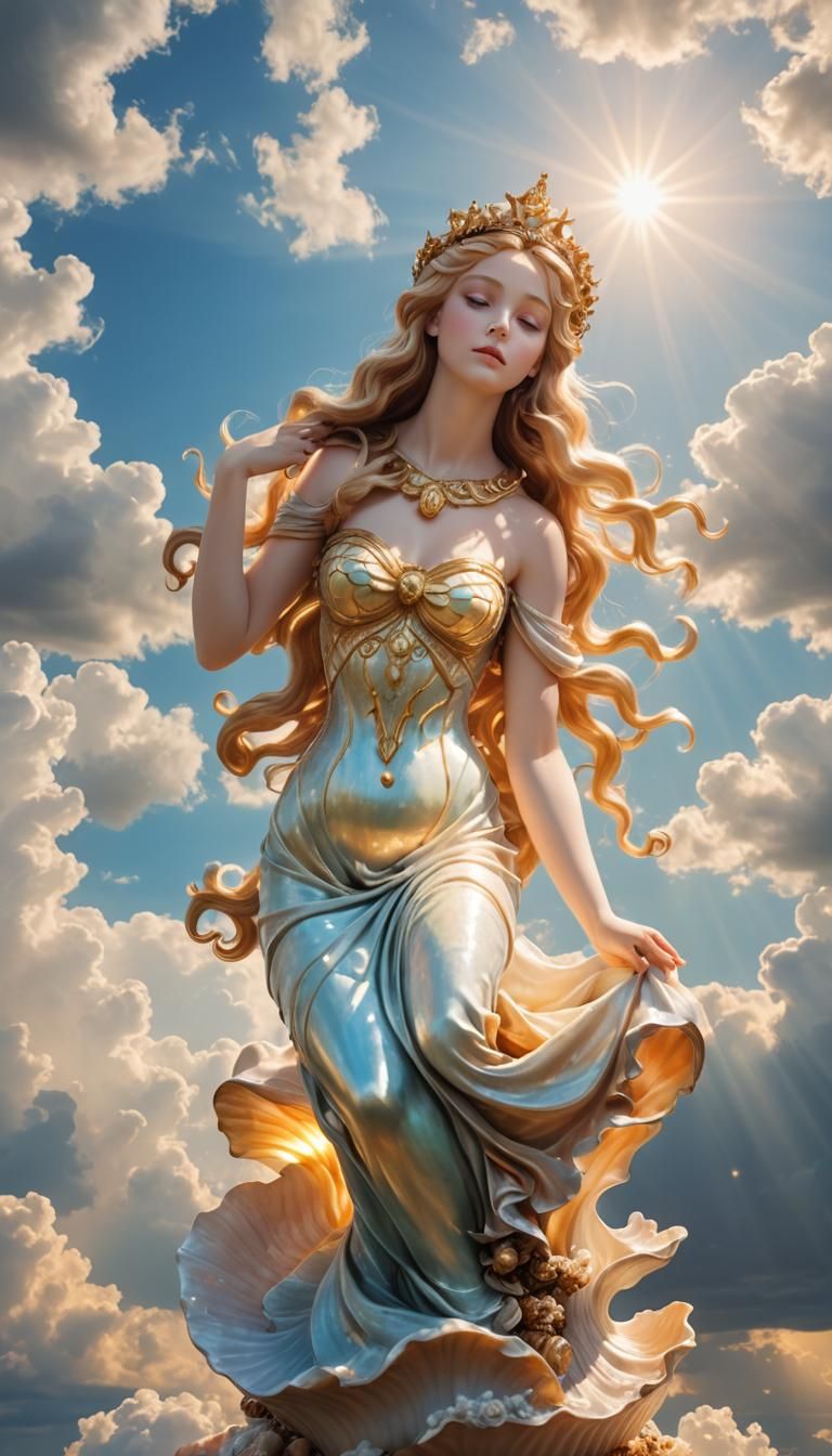 Goddess of Love in Ethereal Soft Focus