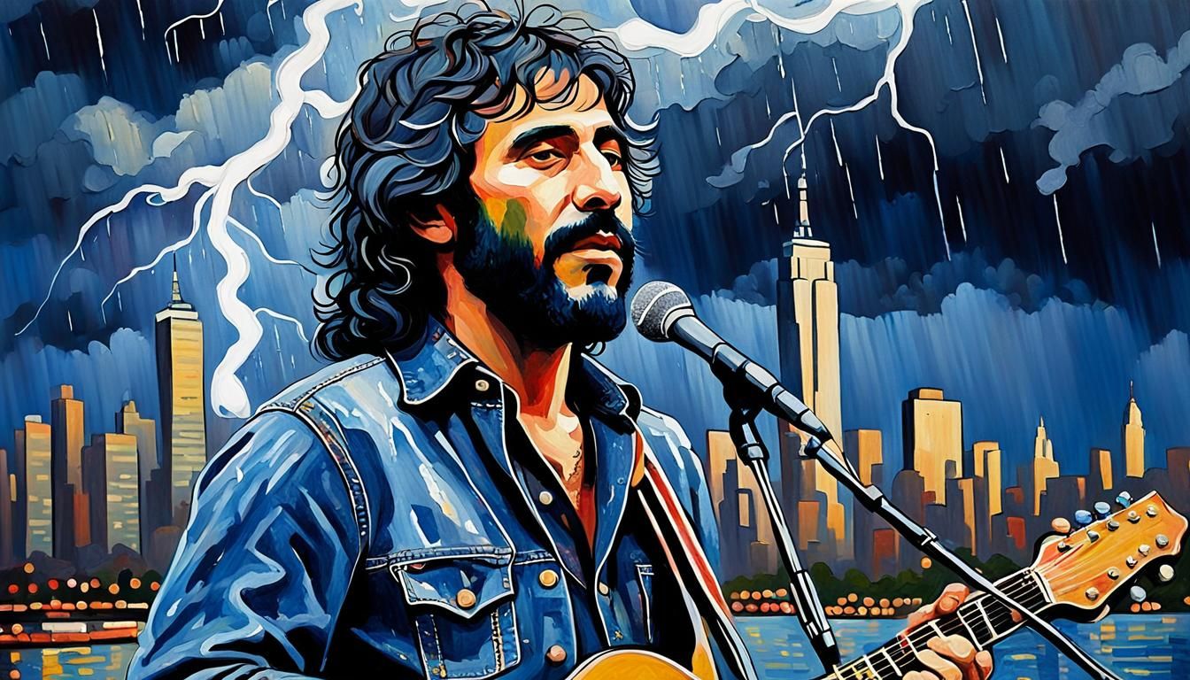 Cat Stevens Rocks New York City Streets in Vibrant Pop Art S...
