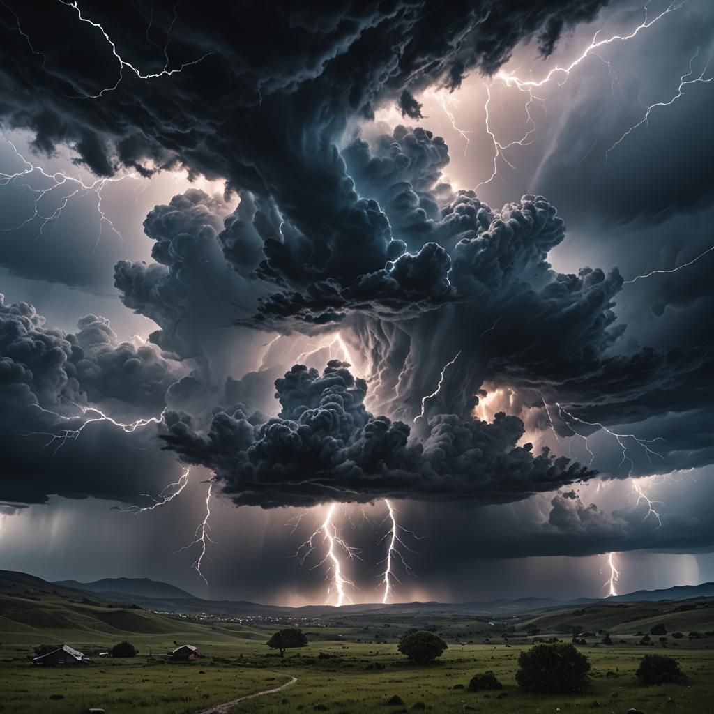 Electric Blue Storm Looms Ominous