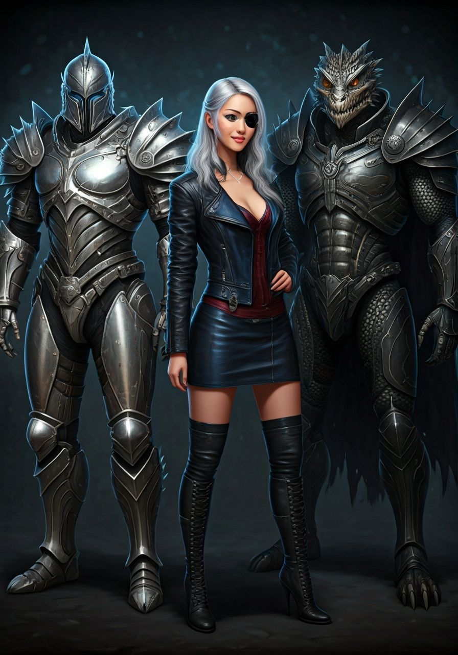 Warcraft-Inspired Scene of Modern Warriors