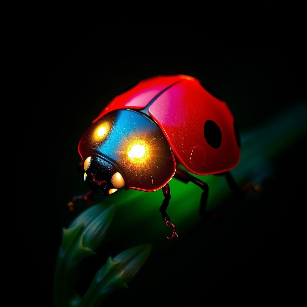 Glowing Ladybug in Flux