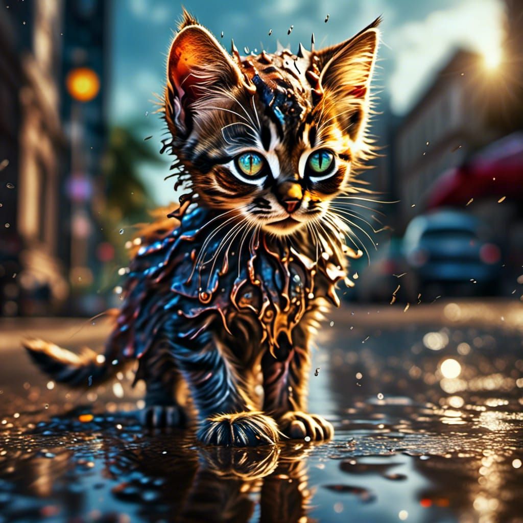 Gnarly Cooling Off On A Hot Summer Afternoon