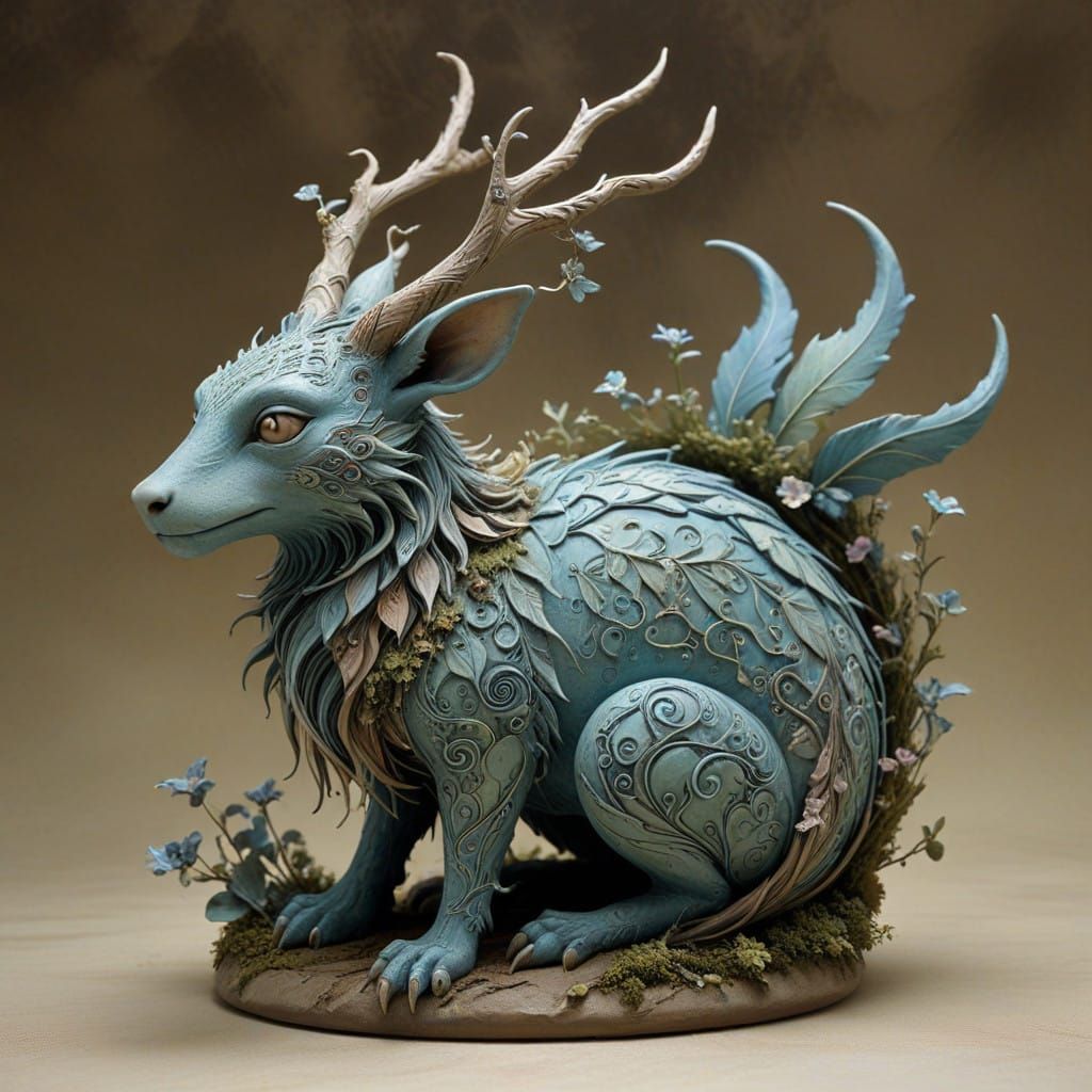 Whimsical Clay Creatures Emerge from Ancient Earthy Realms