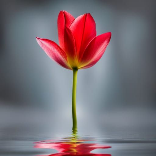 Ephemeral Water Tulip Blooms