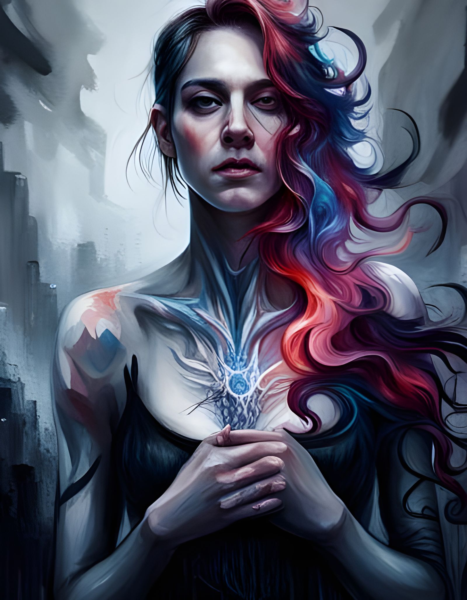 Apocalyptic World Consumed by Elder God's Dark Chaos