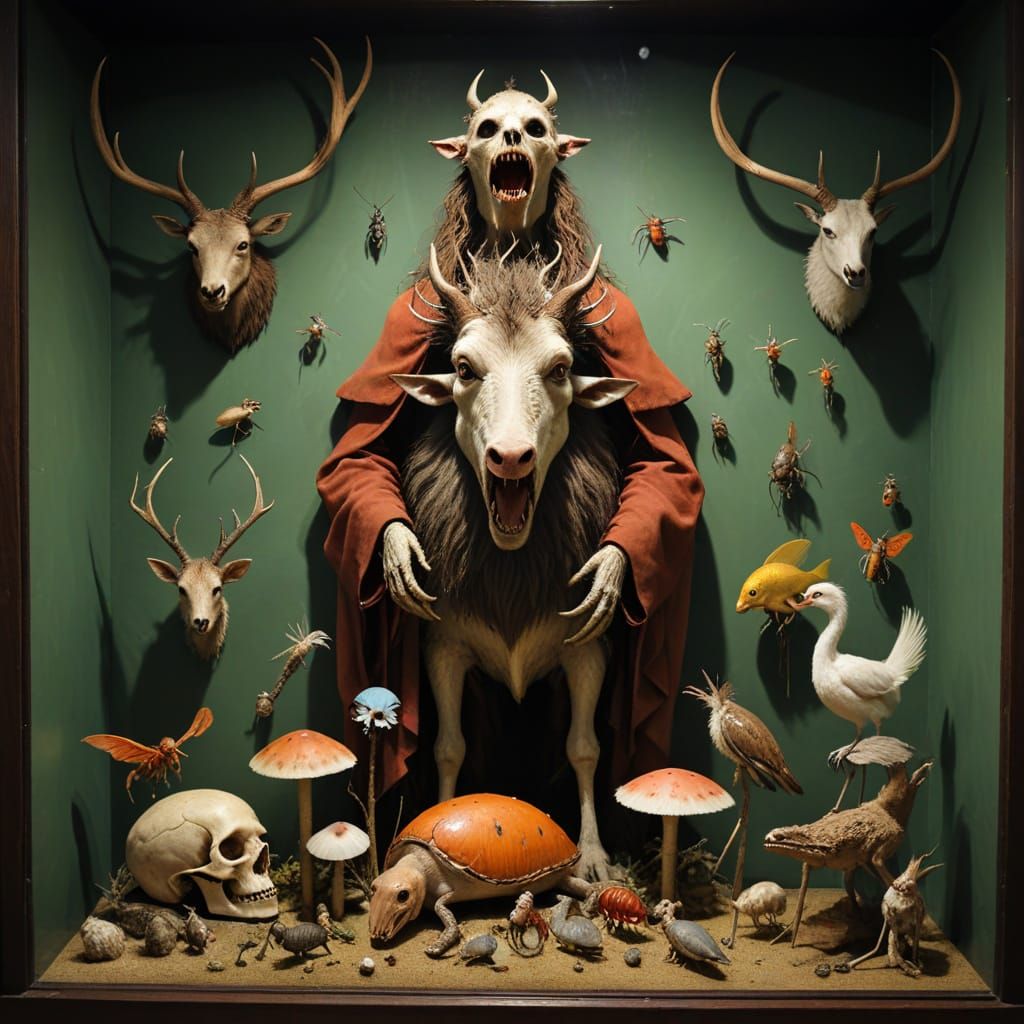 A Mysterious Wunderkammer in a Cryptid Taxidermy Museum