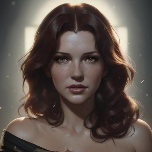 Rita Hayworth Poster in Tattered Glory