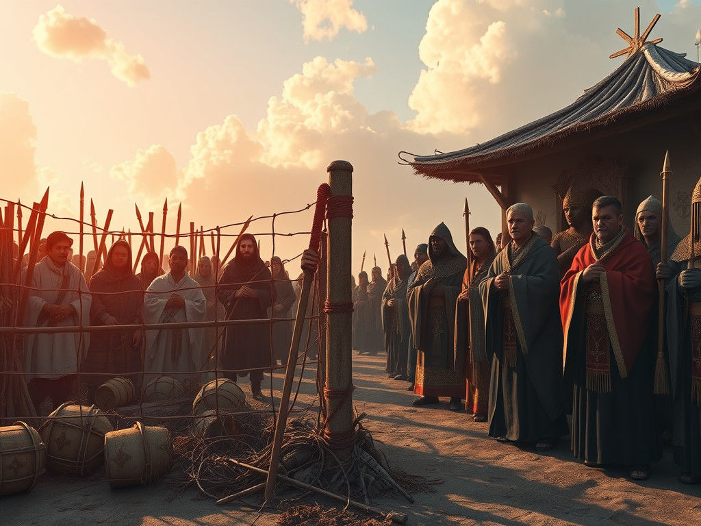 Rugged Fence Divides Heretics and Devout in a Cinematic Land...
