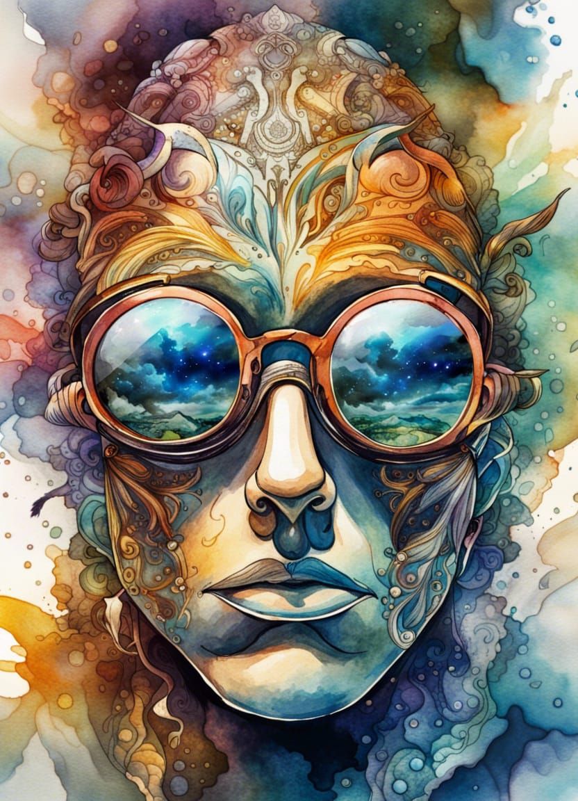 A Multi-Dimensional Being in Soulful Reflection