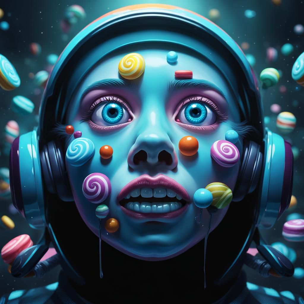 Surreal Candy Landscapes in Hyperrealistic Digital Art