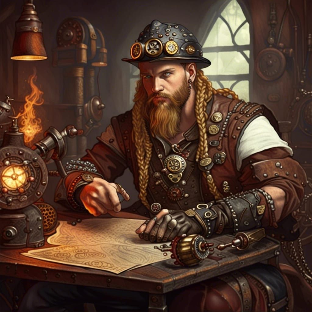 Steampunk Viking Dungeon Master