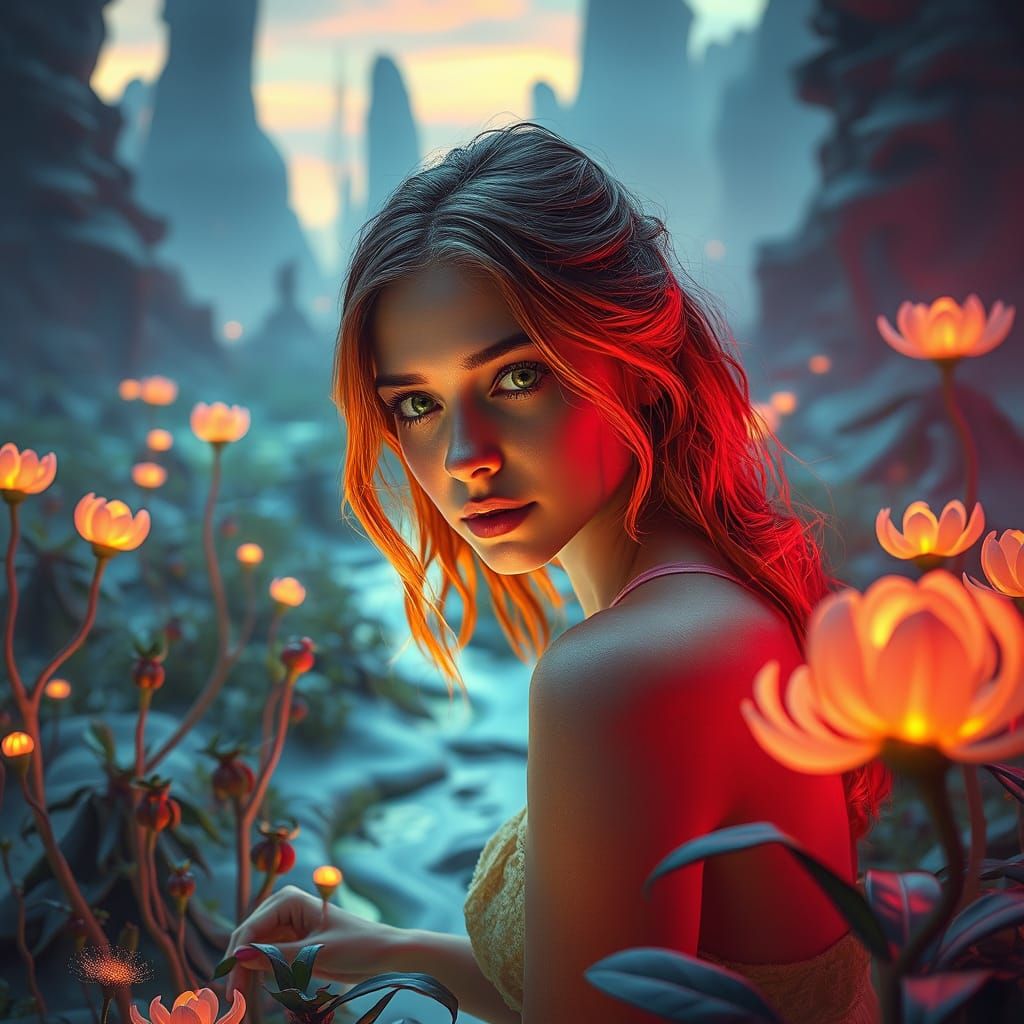 Botanical Garden in Slime Plains: Digital Art