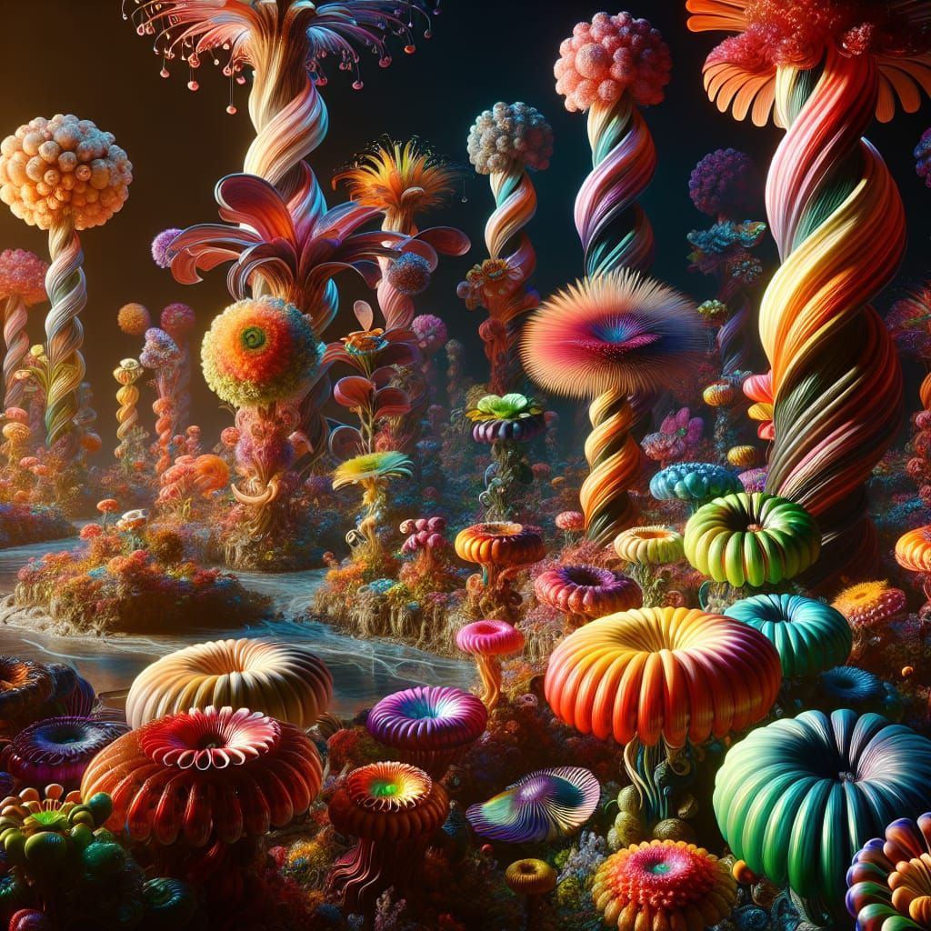 Surreal Floral Fantasies in Vibrant Color and Light