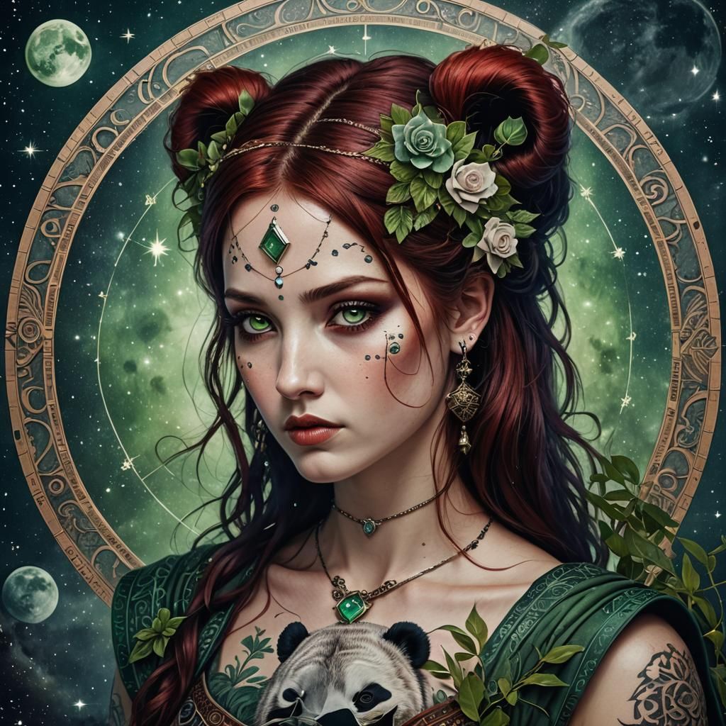 Enchanting Goddess of Earth and Mercury