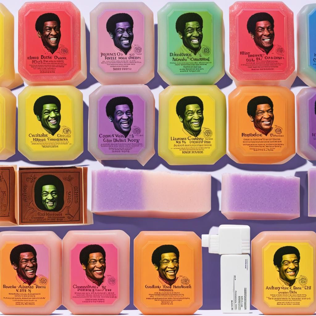 Vintage-Style Bill Cosby Bubble Soap Bottle