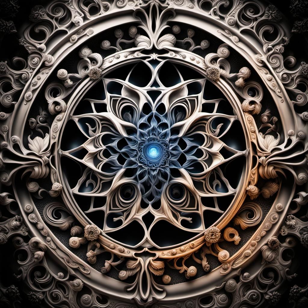 Ethereal Cymatic Landscape in Hyperrealistic Style