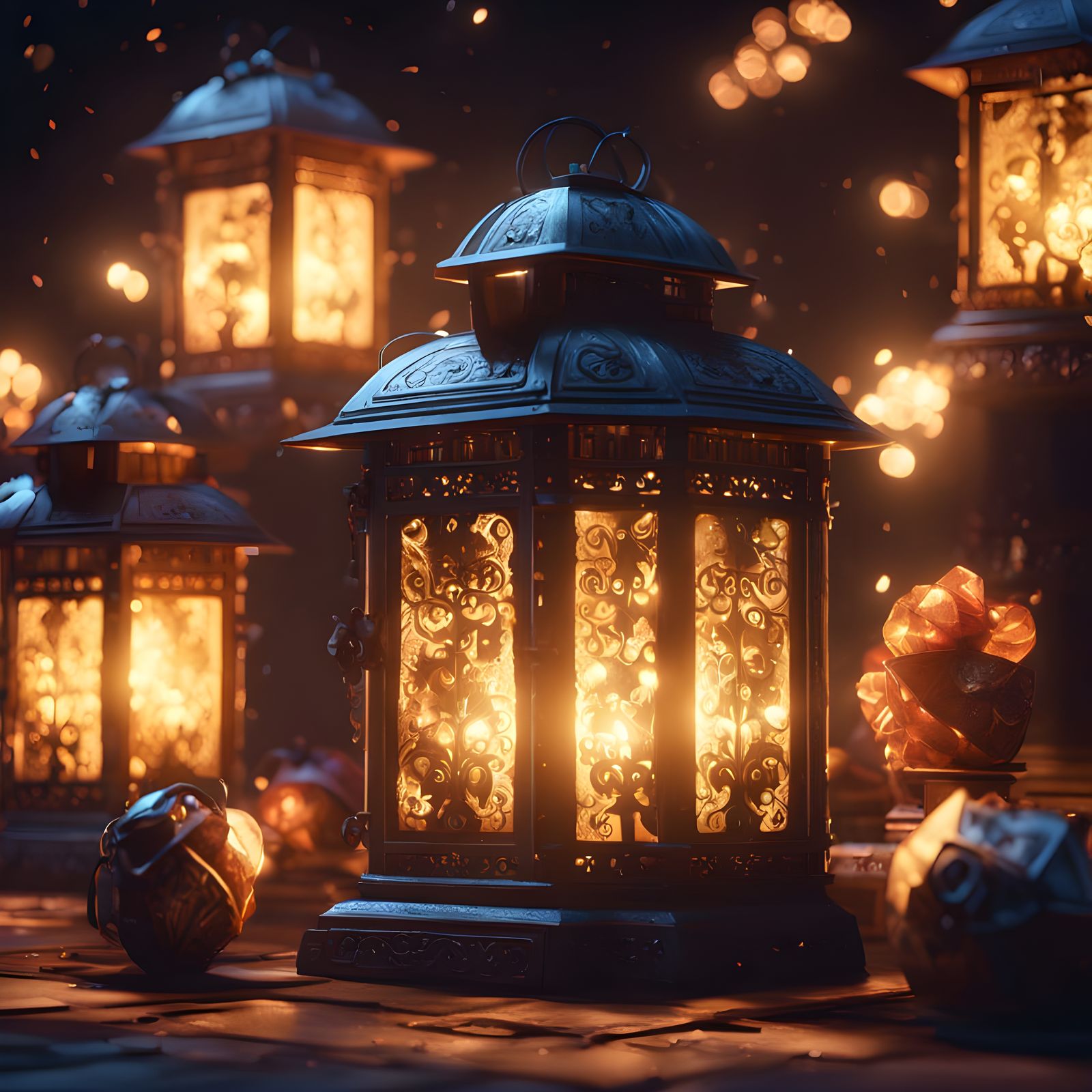 Lanterns at the Festival of Lights