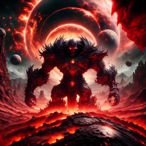 Dark Fantasy Villain Portrait in Hyperdetailed Style