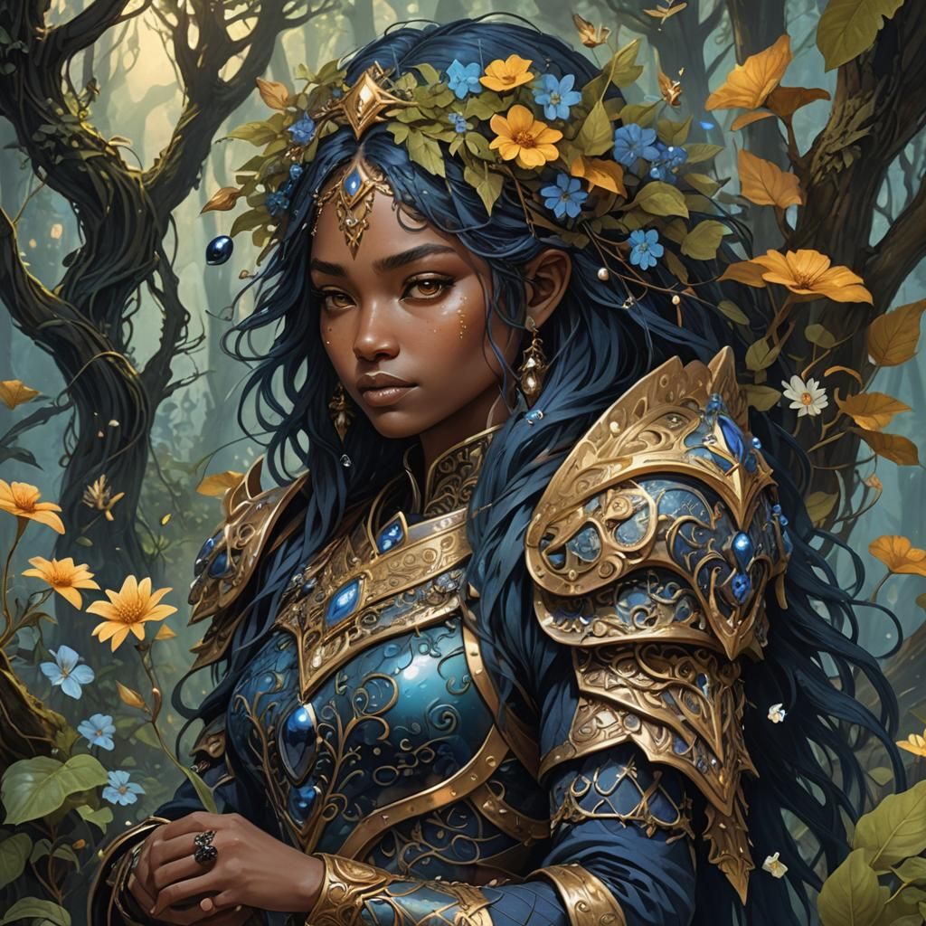 Intricately Detailed Fantasy Art of Linvala, the Preserver