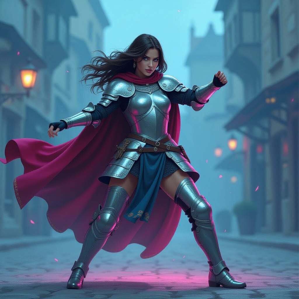 Joan of Arc Twerking: Gritty Realism Meets Neon