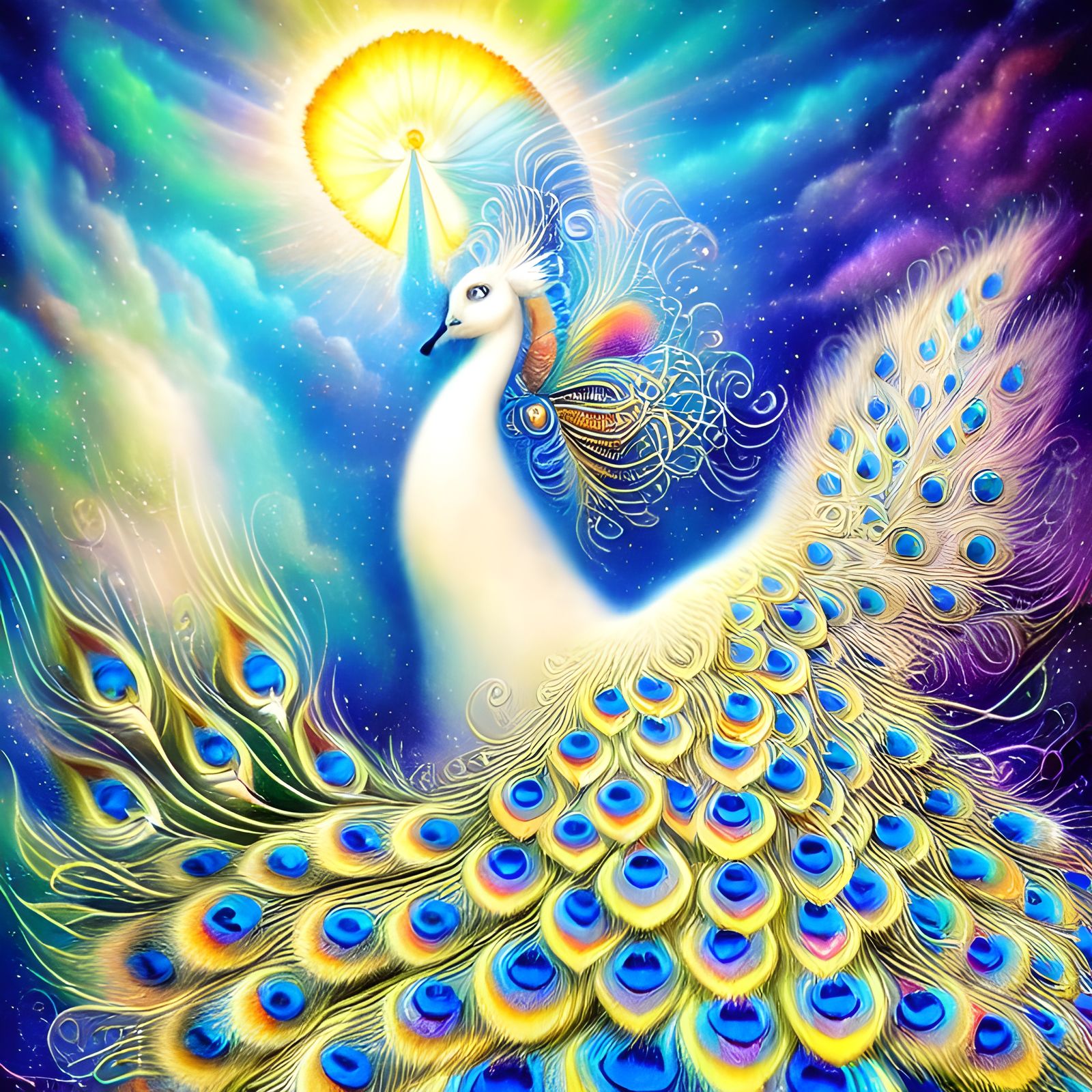 Finally White peacock :D