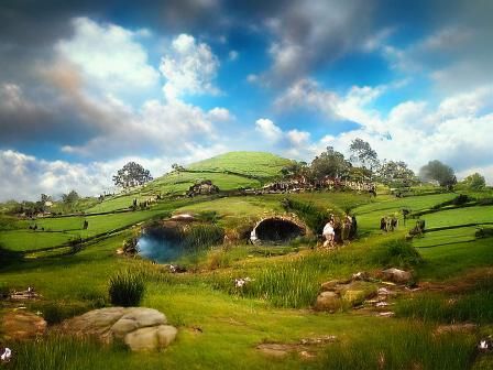 Realistic Concept Art of the Shire