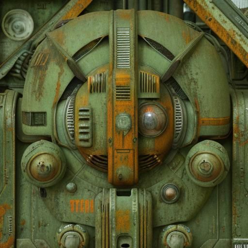 Gritty Retro-Futuristic Fallout Diorama