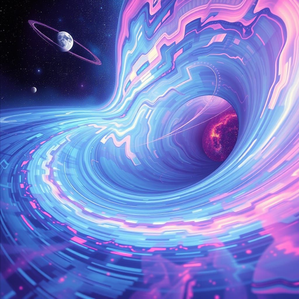 Ethereal Gravitational Waves in Abstract Expressionism