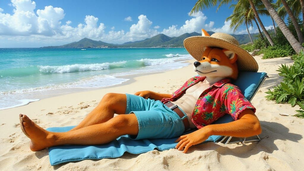 Fox McCloud on Vacation with Star Wolf
