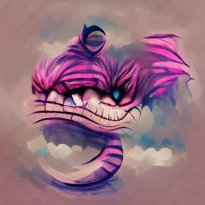 Mysterious Feline in Whimsical Expression