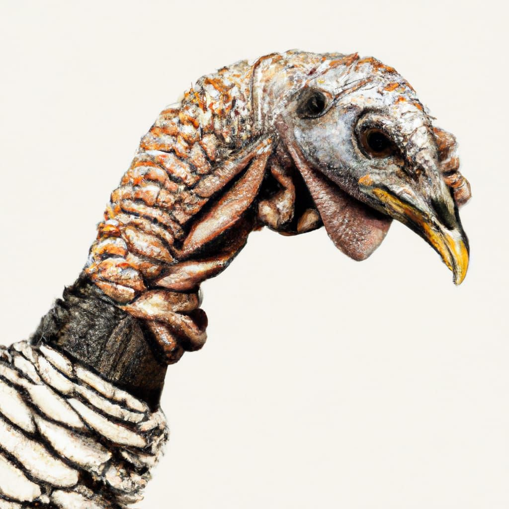 Photorealistic Hand Turkey Drawing