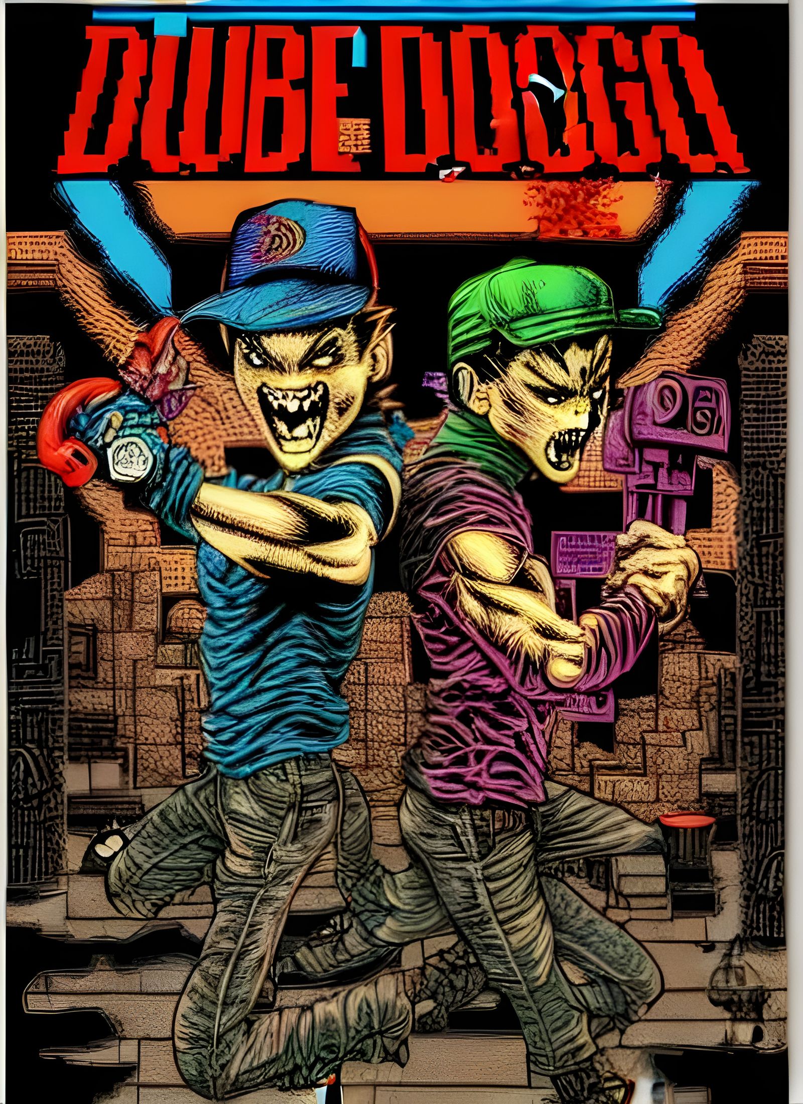 Mario Meets Double Dragon in a Dark Fantasy World