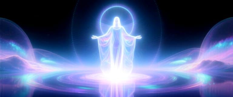 Ethereal Hologram of Divine Awakening
