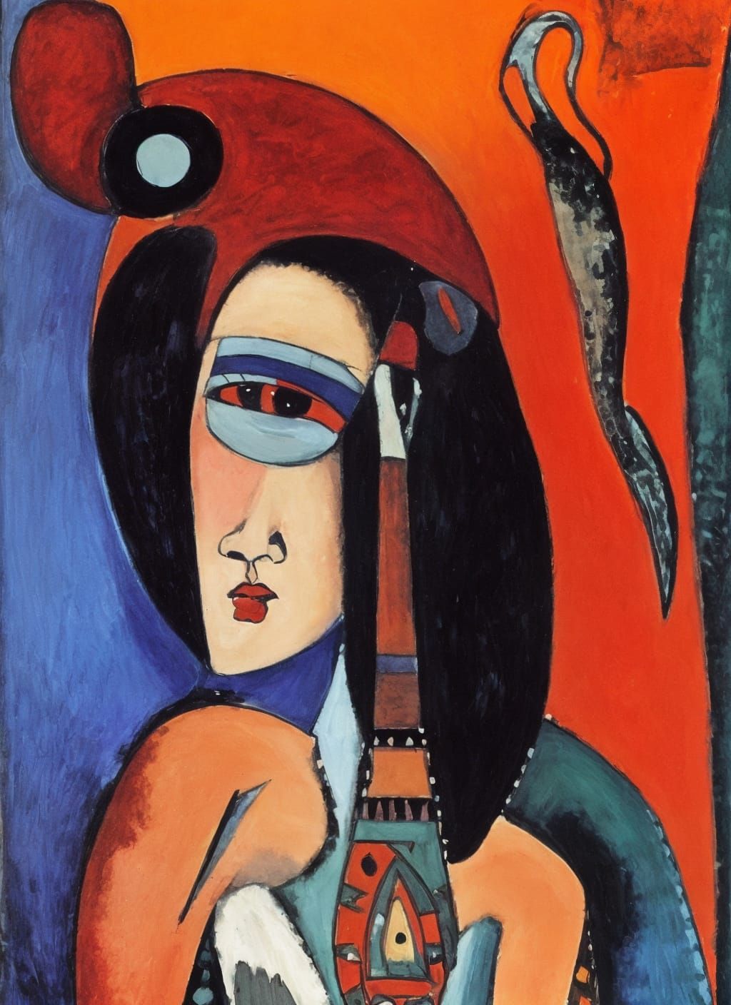 Hyperdetailed Abstract of Musicians in Maximalism Style