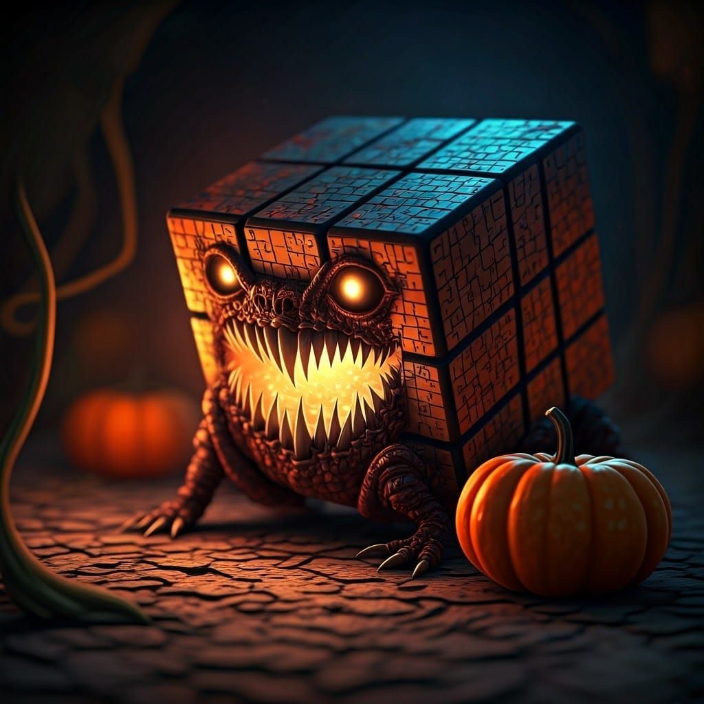 Halloween - Rubik’s Chomp-kin