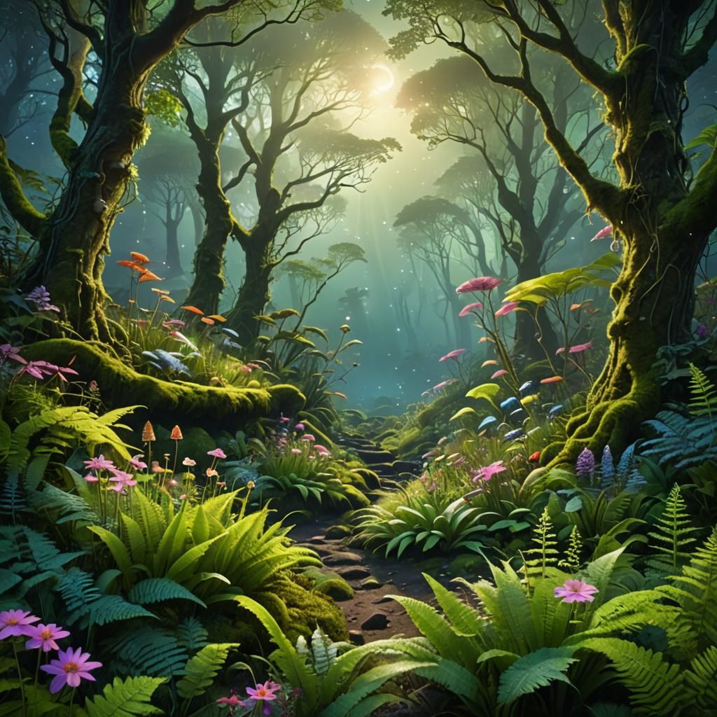 Whimsical Dreamscapes in Pastel Hues