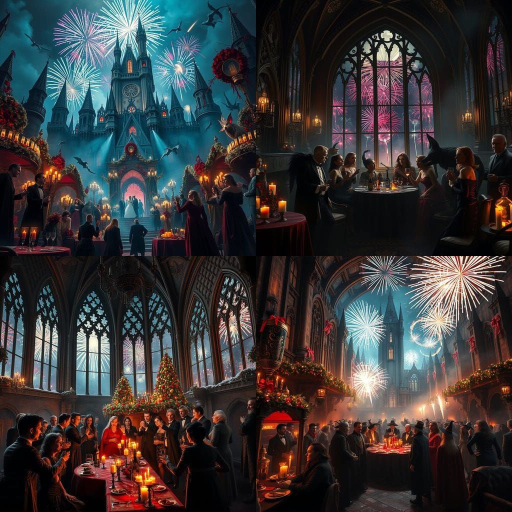 Monstrous New Year's Eve Party in Creepy Castle