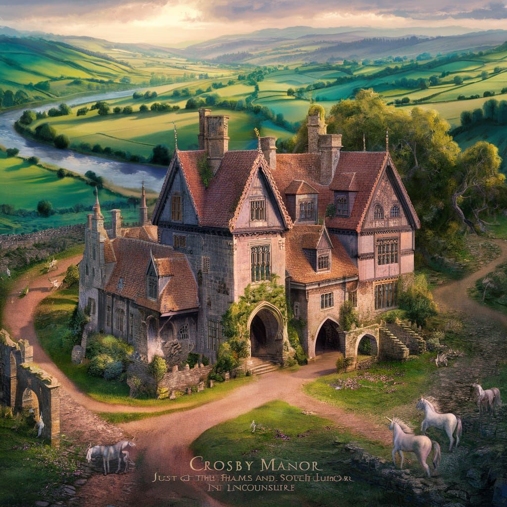 Fantastical Medieval Manor in Lincolnshire England