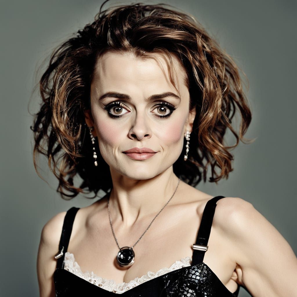 Helena Bonham Carter in Whimsical Portrait