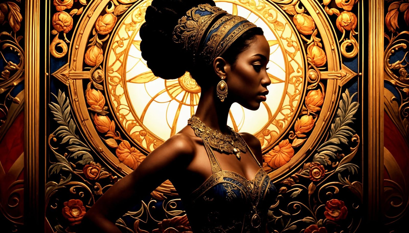 Elaborate Harlem Renaissance Couture Manuscript