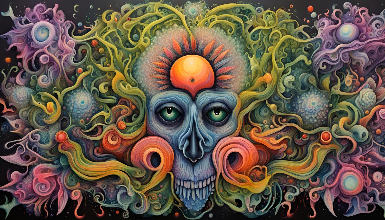 Love-Inspired Anthropomorphic Flora Graffiti Art