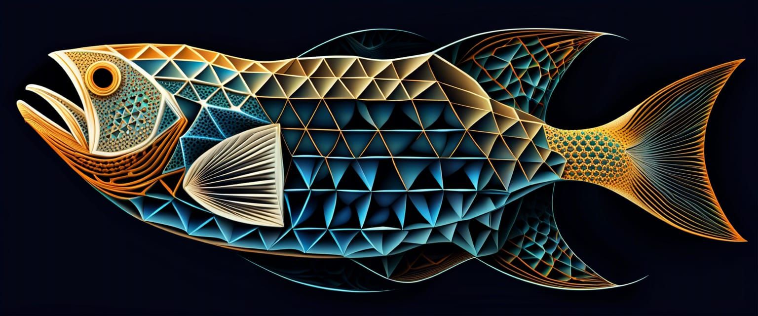 Energetic Fractal Geometric Structure in 3D Shading