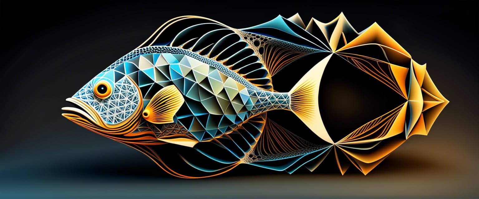 Energetic Topaz Fractal Geometric Structure in 3D