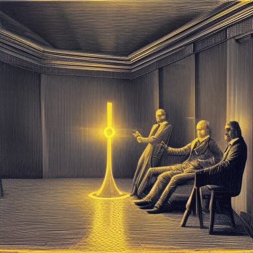 A Futuristic Night on the Moon: AI Rivals Tesla and Edison i...