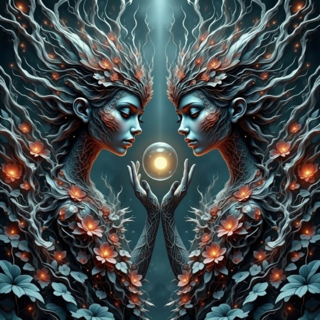 Pink Pedestal in a Vibrant Mood