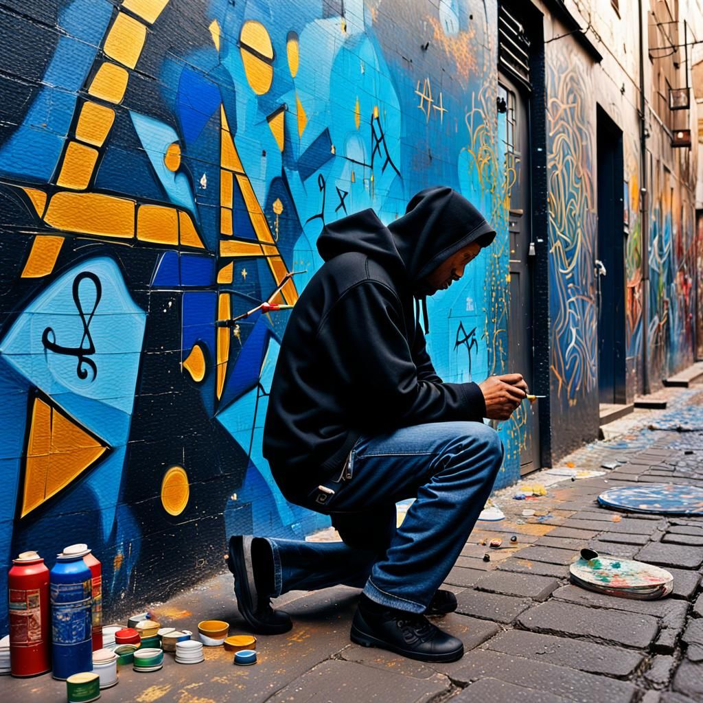 A Priest Unfolds the Mystical in a Vibrant Urban Ode